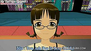hey, wanna see an anime girl fight with brutal ryona ballbusting in hentai mmd?