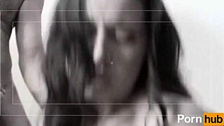She sucks a big cock and gets covered in cum