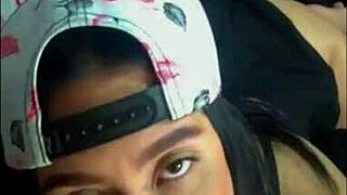 Get a big cock Colombian webcam star has a great blowjob