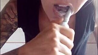 Chantal's toothpaste fetish: A look at her reality up close