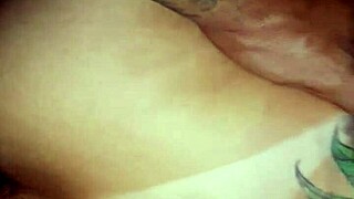 Wild Tattoo Couple Enjoys Intense Bedroom Action