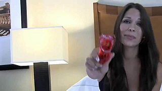this femdom pov locks your chastity device with total control