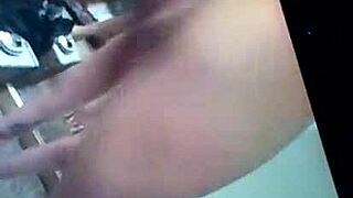 Webcam action … Autumn George shakes her booty on Skype cam