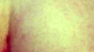 Mystery amateur gets her ass filled of cu