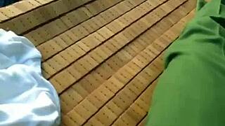 Vietnamese police officer masturbating caught on a camer