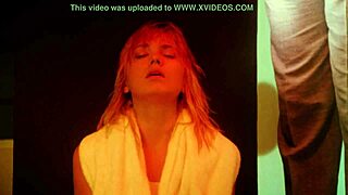 Sexy blonde sauna, dance and relax in our steam