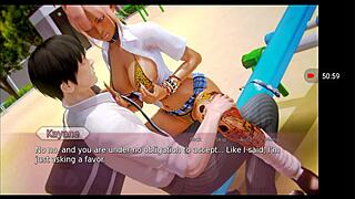 Telepathic street bum teaching an aspiring waifu how to figh