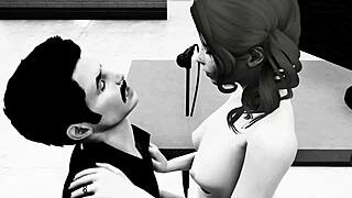Redhead prison prostitute petite gets a hard cock deepthroat