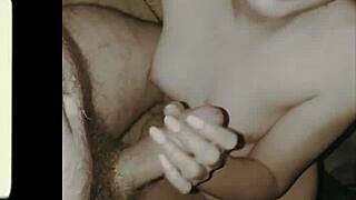 Young amateur blows job with addictio