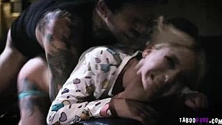 Abella Dangers hot action with small hands and tongues