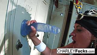 charley chase showing off foot fetish in lucha libre style! 😍