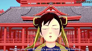 Chun-li in 3D porn movie FantasyKing3, a free POV experience