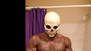 Hallelujah Johnson's big black cock worship and solo masturbation
