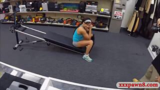 Chick with muscles gets boned by a huge prick in HD