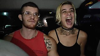 Two gay men having unprotected sex inside an Uber