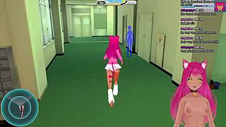 Vtuber Lewdneko Gets Wild in Koikatsu Party Part 7 with Hot Action