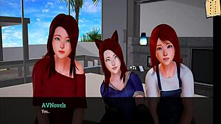 My new family 295: A cartoon featuring a redhead