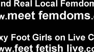 Foot fetish three Some with femdom with Bdsm influence