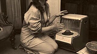 Nostalgic photos of hairy, mature MILFs in retro settings