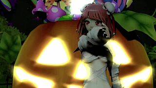 Happy Halloween at Ibaraken Kasen Dance – MMD fun