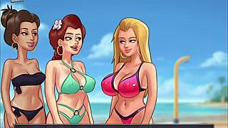 Amateur summer adventure unfolds in visual novel-style por