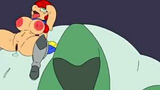 Big tits and anal sex in Arms Quest hentai game galler