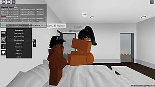 A young black girl has sex with a big dick