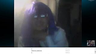 Young Mexican beauty on webcam, Skype.