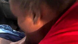 A slutty rat bitch gives a sloppy blowjob