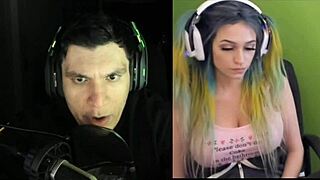 Joycgee and Trainwrecks perform steamy live webcam action
