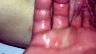 Step mom fingers fat pussy with son in raw play