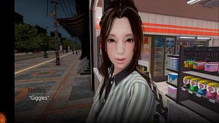 First time trying out the power of mind control in a Waifu themed game