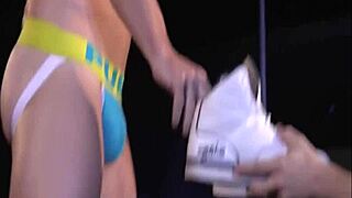 Muscular men in erotic dance