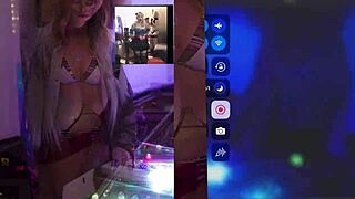 manic sabrina dives into wild pinball fetish