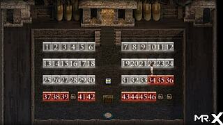 Walkthrough of puzzles 31-36 in the cartoon game Treasure of Nadia with cheat code E3 99