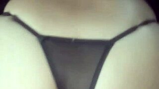 A petite Latin American MILF is a cuckold and gives a blow job