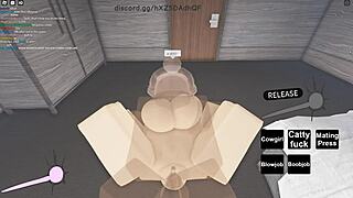 Roblox game used to promote porn website with big ass and whore themes