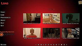 Walkthrough of the erotic game Alexandra 187
