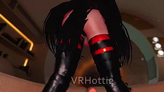 Gay VRChat ERP members enjoy a slow dance that leads to a hot lap dance