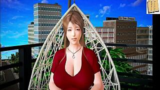 Adult visual novel with ecchi elements