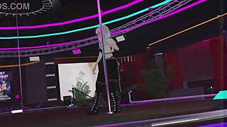 Pole dancing in VRchat