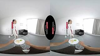 I’m totally hooked on this VR latex android experience!