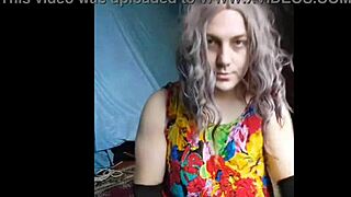 Horny shemale Crossdresserkitty in amateur cowgirl action