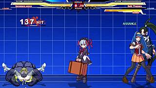 kuromaru takin’ on arcana heart in wild action! 💥
