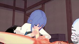 See through Eris' horny gaze in this full hentai movie
