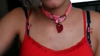 Skinny blonde emo amateur slut talks too much