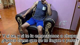 Hetero Guy with Huge Cock Ends in Gay Porn Casting