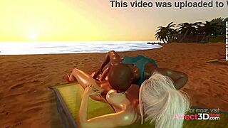 Beautiful women in cartoon style, fetish content, 3D animation