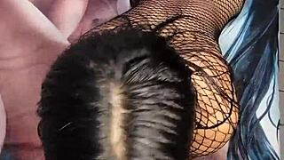 lenceria de red on this hot amateur mexican brunette