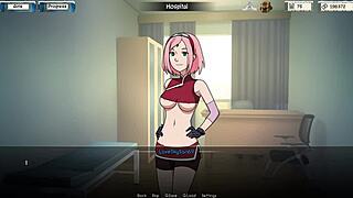 Sakura the naked doctor in 3D animated hentai hospital